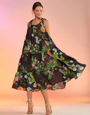 CYNTHIA ROWLEYLayla Linen Halter Dress 2 CYNTHIA ROWLEYLayla Linen Halter Dress - Image 2