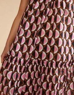 CYNTHIA ROWLEYLisbet Tie Dress - Geo Black/Pink 14 CYNTHIA ROWLEYLisbet Tie Dress - Geo Black/Pink -Cynthia Rowley Shop Lisbet Tie Dress 20230801235736 2