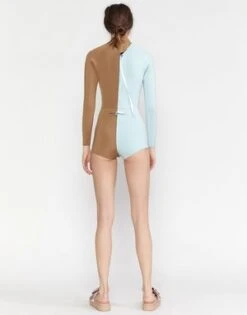CYNTHIA ROWLEYLogan Colorblock Wetsuit - Sky Blue -Cynthia Rowley Shop Logan Long Sleeve Wetsuit 20201015191413