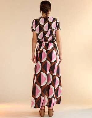 CYNTHIA ROWLEYMosaic Skirt - Geo Black/Pink 4 CYNTHIA ROWLEYMosaic Skirt - Geo Black/Pink - Image 4