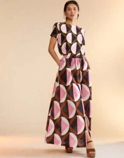 CYNTHIA ROWLEYMosaic Skirt - Geo Black/Pink 8 CYNTHIA ROWLEYMosaic Skirt - Geo Black/Pink -Cynthia Rowley Shop Mosaic Skirt 20230729225323