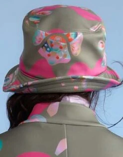CYNTHIA ROWLEYNeoprene Bucket Hat - Taupe Multi -Cynthia Rowley Shop Neoprene Bucket Hat 20221223193923 2