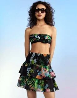 CYNTHIA ROWLEYNola Smocked Skirt -Cynthia Rowley Shop Nola Smocked Skirt 20230329223104 1