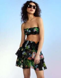 CYNTHIA ROWLEYNola Smocked Skirt -Cynthia Rowley Shop Nola Smocked Skirt 20230329223104