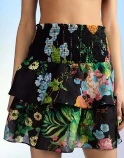 CYNTHIA ROWLEYNola Smocked Skirt -Cynthia Rowley Shop Nola Smocked Skirt 20230329223105 1