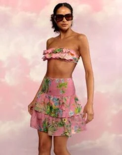 CYNTHIA ROWLEYNola Smocked Skirt - Pink 8 CYNTHIA ROWLEYNola Smocked Skirt - Pink -Cynthia Rowley Shop Nola Smocked Skirt 20230413214717 2