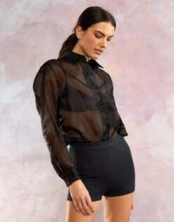 CYNTHIA ROWLEYOrganza Button Down Shirt 11 CYNTHIA ROWLEYOrganza Button Down Shirt -Cynthia Rowley Shop Organza Button Down Shirt 20230503191838