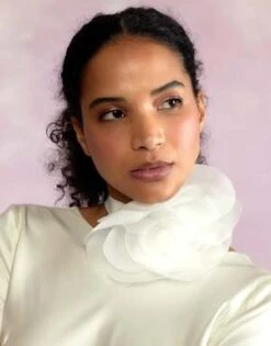 CYNTHIA ROWLEYOrganza Flower Ties