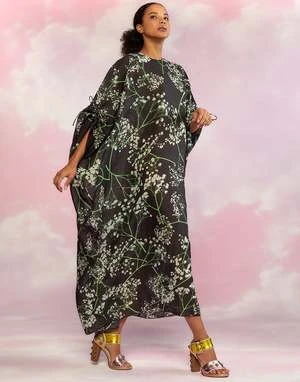 CYNTHIA ROWLEYParos Kaftan Dress - BLKMT 3 CYNTHIA ROWLEYParos Kaftan Dress - BLKMT - Image 3