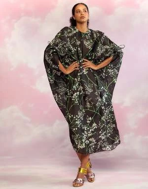 CYNTHIA ROWLEYParos Kaftan Dress - BLKMT 6 CYNTHIA ROWLEYParos Kaftan Dress - BLKMT - Image 6