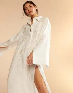 CYNTHIA ROWLEYPiana Embroidered Dress - White -Cynthia Rowley Shop Piana Embroidered Dress 20230729225424 3