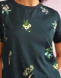 CYNTHIA ROWLEYPrinted T-Shirt - Black Multi -Cynthia Rowley Shop Printed T Shirt 20230425173815 1