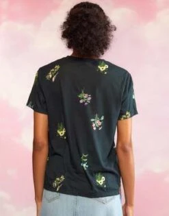 CYNTHIA ROWLEYPrinted T-Shirt - Black Multi -Cynthia Rowley Shop Printed T Shirt 20230425173815