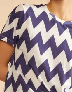 CYNTHIA ROWLEYPrinted T-Shirt - Navy/White -Cynthia Rowley Shop Printed T Shirt 20230729225439 1