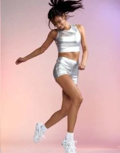 CYNTHIA ROWLEYRacer Bonded Tank - Silver -Cynthia Rowley Shop Racer Bonded Tank 20221206233511 2