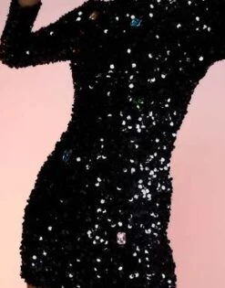 CYNTHIA ROWLEYSerena Sequin Dress - Black -Cynthia Rowley Shop Serena Sequin Dress 20221220120705 2