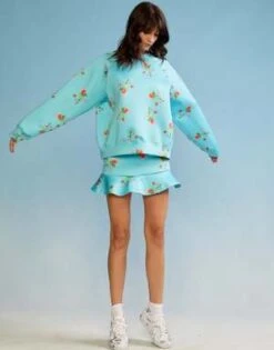 CYNTHIA ROWLEYStrawberry Bonded Mini Skirt -Cynthia Rowley Shop Strawberry Bonded Mini Skirt 20230414225937