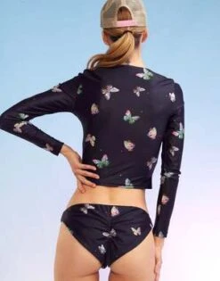 CYNTHIA ROWLEYSunkissed Bikini Bottom - Blue Multi Butterfly -Cynthia Rowley Shop Sunkissed Bikini Bottom 20220509231728 2