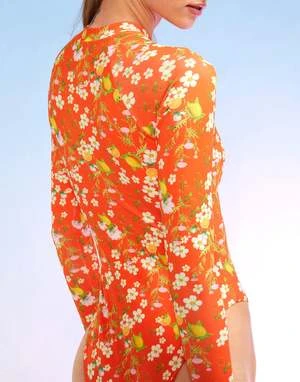 CYNTHIA ROWLEYSunny Surfsuit - Orange Multi 3 CYNTHIA ROWLEYSunny Surfsuit - Orange Multi - Image 3