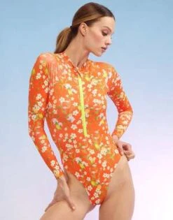 CYNTHIA ROWLEYSunny Surfsuit - Orange Multi