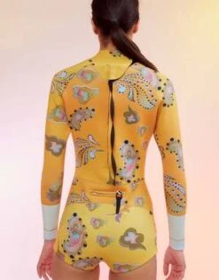 CYNTHIA ROWLEYSunrise Wetsuit - Gold Paisley -Cynthia Rowley Shop Sunrise Paisley Wetsuit 20220509231842 3
