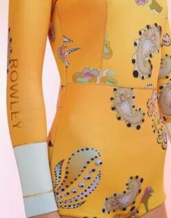 CYNTHIA ROWLEYSunrise Wetsuit - Gold Paisley -Cynthia Rowley Shop Sunrise Paisley Wetsuit 20220509231842 4
