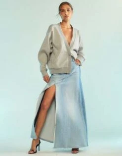 CYNTHIA ROWLEYSweatshirt Cardigan - Heather Grey -Cynthia Rowley Shop Sweatshirt Cardigan 20230822215132 1