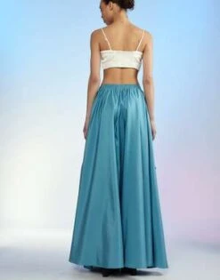 CYNTHIA ROWLEYTaffeta Cargo Skirt - Blue -Cynthia Rowley Shop Taffeta Cargo Skirt 20230729225545 2