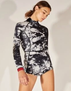 CYNTHIA ROWLEYWetsuit - Black/White Tie Dye