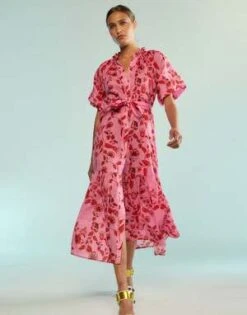 CYNTHIA ROWLEYTropea Dress - Pink/Red -Cynthia Rowley Shop Tropea Dress 20230729225557 3