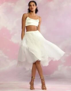 Cynthia Rowley Shop -Cynthia Rowley Shop Tulle Skirt 20230407185330 1