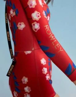 CYNTHIA ROWLEYWetsuit - Red Vine Floral -Cynthia Rowley Shop Vine Floral Wetsuit 20221013202008