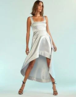 CYNTHIA ROWLEYVioletta Dress - Silver -Cynthia Rowley Shop Violetta Dress 20230824232733 3