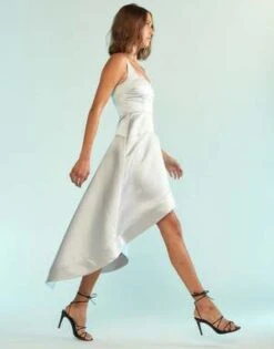 CYNTHIA ROWLEYVioletta Dress - Silver -Cynthia Rowley Shop Violetta Dress 20230824232733 4