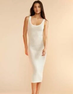 CYNTHIA ROWLEYZia Crochet Knit Dress - White -Cynthia Rowley Shop Zia Crochet Knit Dress 20230729225619 1