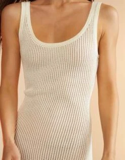 CYNTHIA ROWLEYZia Crochet Knit Dress - White -Cynthia Rowley Shop Zia Crochet Knit Dress 20230729225620 1