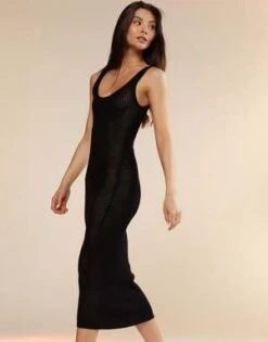 CYNTHIA ROWLEYZia Crochet Knit Dress - Black -Cynthia Rowley Shop Zia Crochet Knit Dress 20230729225626 1