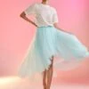 CYNTHIA ROWLEY High Low Tulle Skirt
