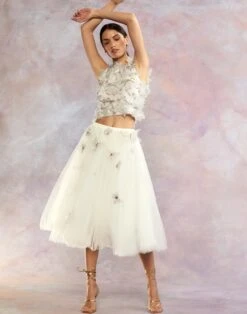 CYNTHIA ROWLEY Butterfly Tulle Skirt 23 CYNTHIA ROWLEY Butterfly Tulle Skirt -Cynthia Rowley Shop b7