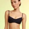 CYNTHIA ROWLEY Butterfly Wings Neoprene Bikini Top