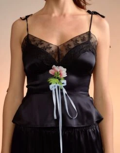 CYNTHIA ROWLEY Iris Silk Top -Cynthia Rowley Shop blkcami