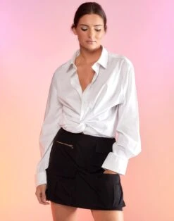 CYNTHIA ROWLEY Cargo Mini Skirt 11 CYNTHIA ROWLEY Cargo Mini Skirt -Cynthia Rowley Shop blkcargo17