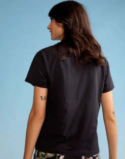 CYNTHIA ROWLEY Distressed Tee -Cynthia Rowley Shop blktee5 3e9bd5b2 5a8a 486d bdc3 ce72211102ae