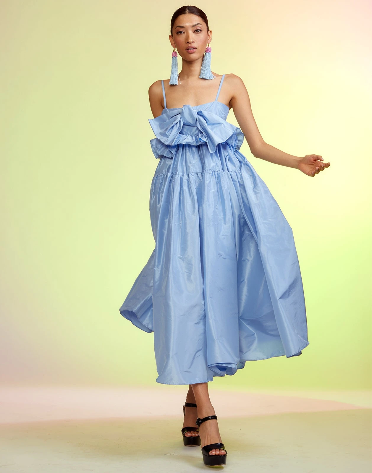 CYNTHIA ROWLEY Aurora Taffeta Dress 4 CYNTHIA ROWLEY Aurora Taffeta Dress - Image 4