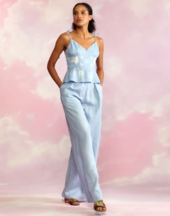 CYNTHIA ROWLEY Capri Cami Tank -Cynthia Rowley Shop blue1 786a83f9 5ff4 4994 9231 20d6cb697170