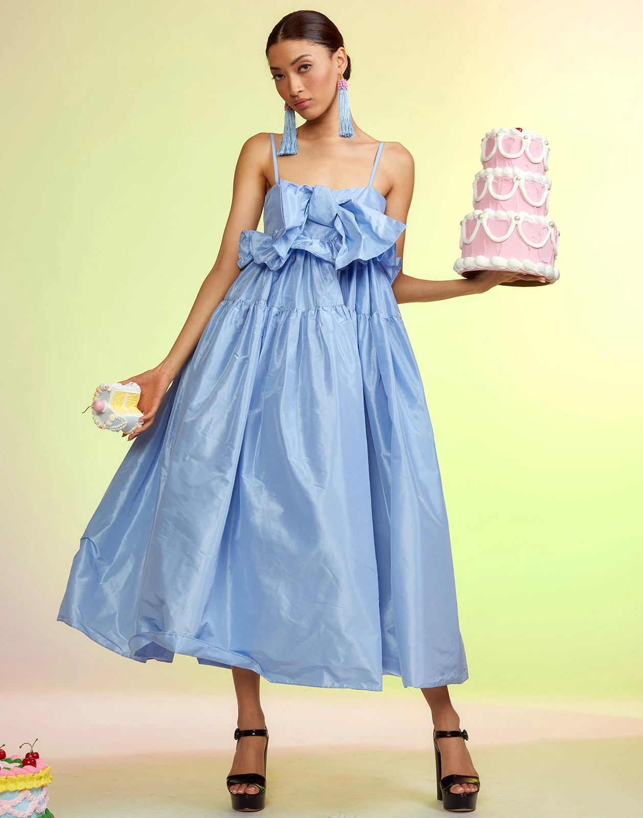 CYNTHIA ROWLEY Aurora Taffeta Dress 6 CYNTHIA ROWLEY Aurora Taffeta Dress - Image 6