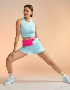 CYNTHIA ROWLEY Bonded Mini Skirt -Cynthia Rowley Shop blueshirt3