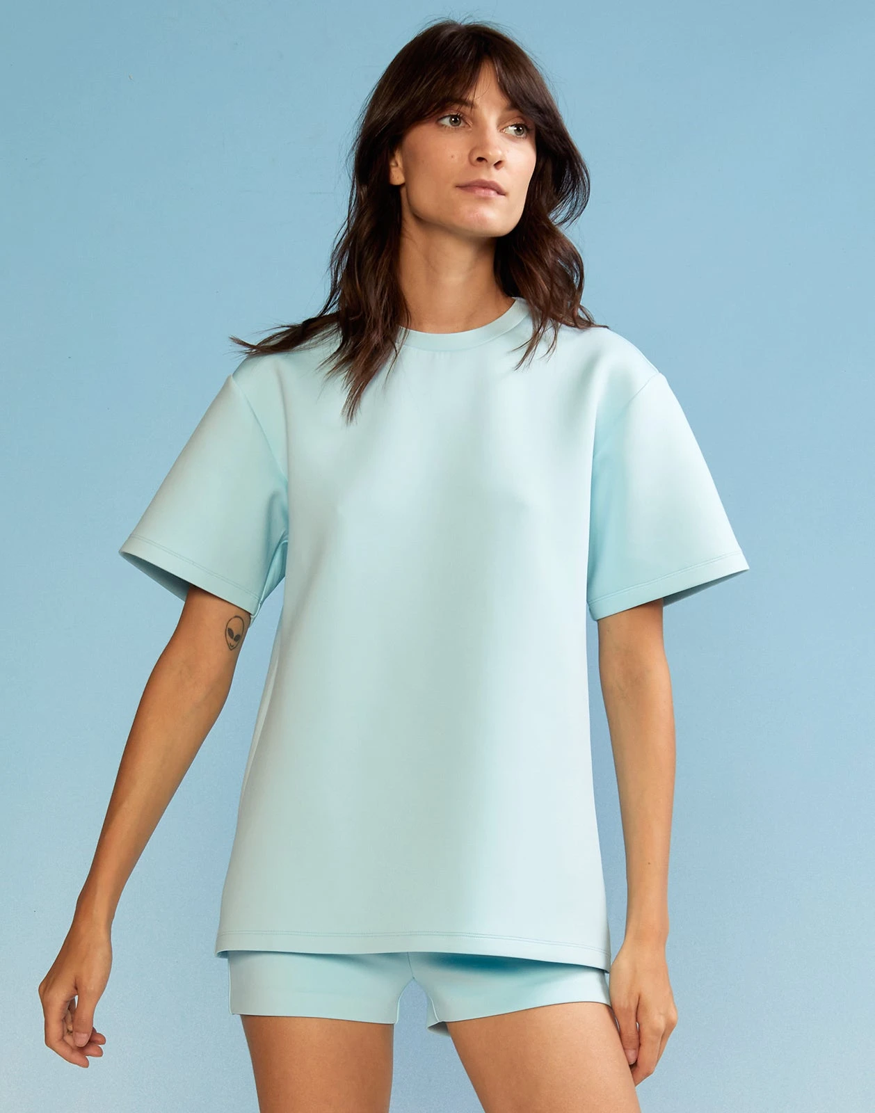 CYNTHIA ROWLEY Bonded Tee 3 CYNTHIA ROWLEY Bonded Tee - Image 3