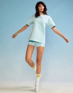 CYNTHIA ROWLEY Bonded Tee 11 CYNTHIA ROWLEY Bonded Tee -Cynthia Rowley Shop bluetee8