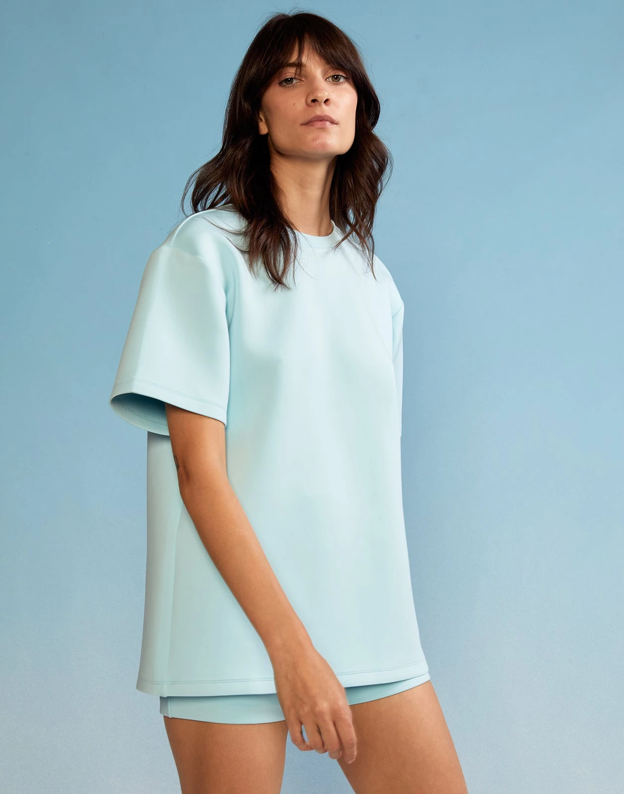 CYNTHIA ROWLEY Bonded Tee 1 CYNTHIA ROWLEY Bonded Tee